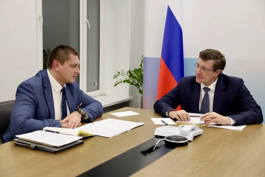 Глеб Никитин обсудил с Дмитрием Грачевым предварительные итоги стажировки по программе «Время героев»